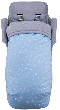 JYOKO Kids Fußsack kompatibel mit Maclaren (Blue Sparkles, Baumwolle)