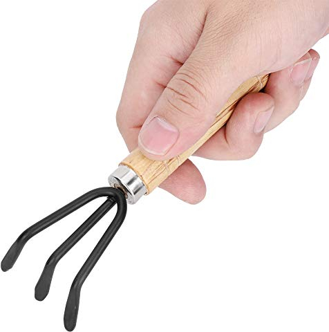 Gartenwerkzeug-Set, Spaten-Set 3pcs Professional mit Gartenrechen-Schaufeln für Blumentopf zum Umpflanzen