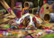 Vermont Christmas Company Puppy Picasso Puzzle 1000 Teile