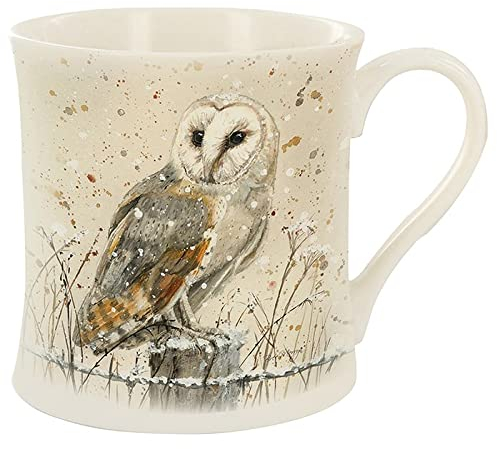 Bree Merryn Fine China Oswald Owl Tea/Coffee Boxed Mug 8.5x8cm