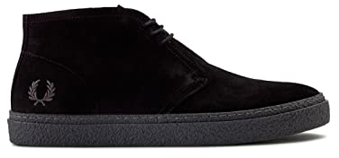 Fred Perry Hawley-Stiefel, Wildleder, Schwarz, Schwarz , 45 EU