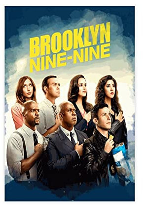 Brooklyn 99 Vintage Klassischer Film TV Film Coole Wanddekoration Kunstdruck Poster (2) Leinwandposter Wandkunst Dekor Druck Bild Gemälde für Wohnzimmer Schlafzimmer Dekoration Rahmen Stil 30 x 45 cm
