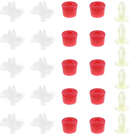 Create idea 52Pcs Door Gasket Strip Trim Clips Replacement 0009902192 A0131853585 Compatible with Mercedes W123 Door Trim Clips Accessories Plastic
