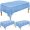 3 Stück Oktoberfest Tischdecke Oktoberfest Bayerische Flagge Karierte Tischdecke Blaue Diamanten Bayerische Tischdecke für deutsche Oktoberfest-Partydekorationen