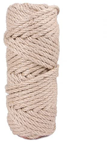 Cats Sisal Rope, Nature Hemp Cord, Twisted Twine String for DIY Cat Scratching Posts Gardening Bundling Craft Decoration