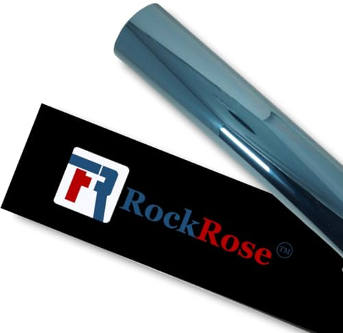RockRose 50% Film Teinté Nano Céramique pour Vitres de Voiture 50 cm x 4,5 m - 2-PLY Film de Confidentialité et Protection Thermique, Anti-UV 99% et IR 85%, Auto-adhésif, Thermoformable - Anthracite