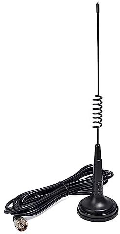 UAYESOK CB-Funkantenne 27MHz Auto Mobile Magnetische Halterung Antenne 13.7inch mit Heavy Duty Magnetfuß mit Koaxialkabel RG-58U 4M PL-259 für LKW Präsident Midland Cobra Uniden Anytone Cb Radio Kit