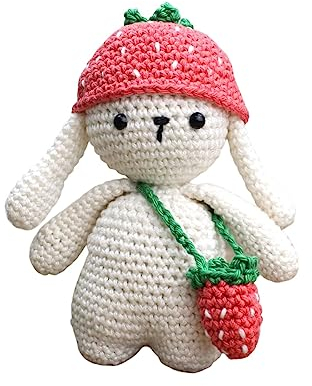 Hardicraft Häkelpaket Häkelset zum selber Machen mit Anleitung und Material für Ilse Kaninchen, ca. 16 cm