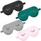 angelikashalala 4 Stücke Schlafmaske Frauen, Sleep Mask Schlafmaske Kinder Lustig Weiche Schlafmaske für Frauen mädchen Kinder