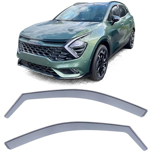 Windabweiser Regenabweiser Windschutz Schwarz Smoke für Kia Sportage ab 21
