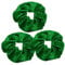 Jxuane 3 PCS Greener Velvet Scrunchies, Soft Hair Scrunchies Elastic Hair Bands, Ponytail Holders for Women and Girls