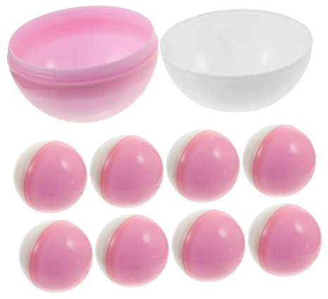 Toyvian 20 Stk Gashapon-aufbewahrungsbox Partygeschenk Für Kinder Überraschungsbälle Nachfüllkapseln Für Spielzeug Kaugummi Badebomben Formen Süßigkeiten-kapseln Leere Box Ersetzen Plastik