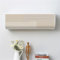 Treer Funda para Aire Acondicionado Interior, Funda para Aire Acondicionado Pared Elástico Antipolvo para Pared Montaje Unidades Split Interior AC Cubiertas (1.5P,Arte Beige 4)