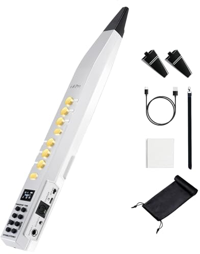 INGPARTNER i8-Pro Digital Wind Instrument,Electronic Wind Instrument/EWI with Bluetooth,2 Nozzles,2 Fingerings,89 Tones,12 Keys,5W Speaker plug in Headphone,Audio for Kids Adults Students Beginners
