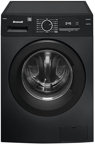 Brandt WFB283QN, Lave linge Front, 8kg, 1400 trs/min, Black