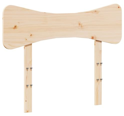 vidaXL Kopfteil, Bettkopfteil mit Holzbeinen, Betthaupt mit hervorragender Rückenlehne, Kopfenden Schlafzimmerbett, 100cm Massivholz Kiefer