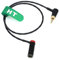 HangTon Audiokabel für Sennheiser Sony Wireless Receiver zu Blackmagic BMPCC 4K BMCC 6K Canon C70, Low-Profile Locking 3.5mm 1/8 zu Mini XLR 3 Pin Rot 50cm