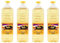 4er Pack 100% Erdnuss-Öl [4x 1000ml] Erdnussöl ~ Peanut Oil ~ Wok Öl