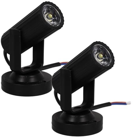 ibasenice 2stücke Led Bühnenlicht Strahler Für Disco Party Tanz Schwarz Scheinwerfer Mit Halterung Energiesparend Und Langlebig Für Bar Ktv Shows Hochzeiten Unterhaltung