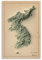 YBJDLO Vintage-Karten-Poster, Korea-Karte, Zimmer-Wohnzimmer-Dekor, moderne ästhetische Wandkunst, Geschenk für Freunde, Bett, ungerahmt, 20 x 30 cm