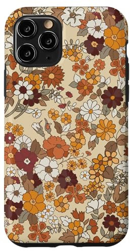 iPhone 11 Pro European Summ Retro Flower Hippie Daisy 70s Aesthetic Case