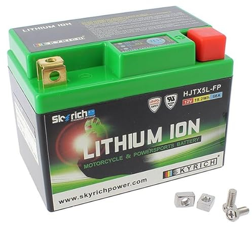 Batteria al litio Skyrich compatibile con KTM, Beta, Gas Gas, Husaberg, Husqvarna, Sherco, HJTX5L-FP