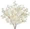 Briful 5PCS Künstliche Eukalyptus Kunstzweige 48CM Künstliche Zweige Weiße Eukalyptusstiel Kunstpflanzen für Blumengesteck Home Dekoration