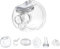 Momlacto Tragbare Milchpumpe, kompatibel mit TSRETE/Momcozy S9/S10/S12 tragbarer Milchpumpe, inklusive Entenschnabelventil/Membran/Flansch/Milchsammler/Linker/Dichtungsabdeckung