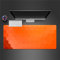 Gaming Mauspad XXL 700x400x3 mm Mousepad Orange geometrisch Mouse Mat Schreibtisch Protector Matte mit Anti-Rutsch Basis Verbessert Präzision und Geschwindigkeit