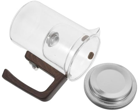 CONGARTENO Glass Teapot Tea Infuser Cup Kettle Teapot for Loose Tea Infusers Glass Jar for Outside