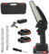 Mini motosega motosega a batteria da 6 pollici per potatura taglio in legno, motosega batterie portatili con 2 x 1500mAh batteria & Charger, segheria albero e lavoro nero