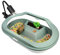 Duroecsain Piscina per tartarughe d'acqua, terrario per rettili, scarico a, scatola trasparente per granchi eremiti, piccoli animali