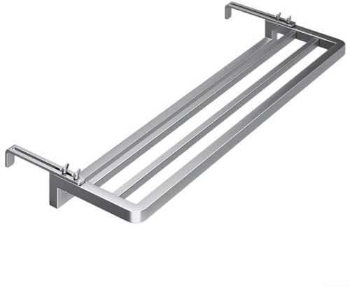 Solaughguy Étendoir à linge pour radiateur sèche-serviettes, espacement mural réglable de 0 à 16 cm, étagère de séchage en acier au carbone pour salle de bain, balcon, noir