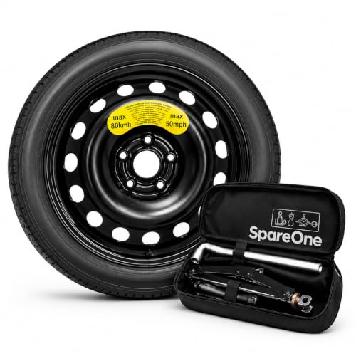 17 Space Saver Spare Wheel FOR DACIA DUSTER (2010 - PRESENT DAY) + Full Jack & Tools Kit