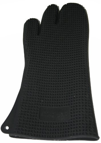 Silikomart | Silikonhandschuh für Grill, Farbe Schwarz, Maße 385 x 168 x 20 mm