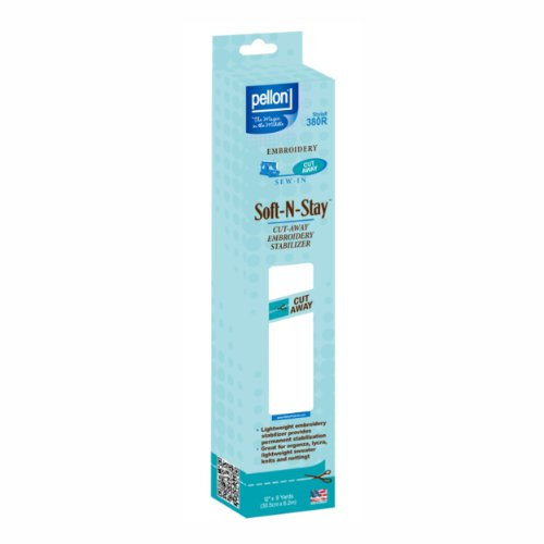 Pellon 12 x 11 m n-Stay Morbida, Ricamo e stabilizzatore