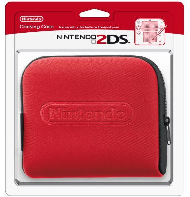 Nintendo 2DS - Tasche (schwarz + rot)
