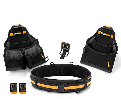 TOUGHBUILT TOU-CT-102-4 Builder Tool Belt Set (4-Piece)