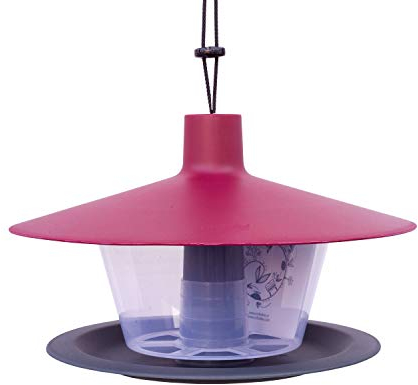 Plastia 1606970194 Vogelfutterhaus Finch rot/anthrazit 1St.