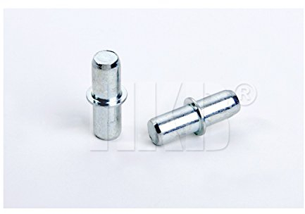HKB ® 50 Stück DUPLO Bodenträger Ø 5mm, Metall verzinkt, für 5mm Lochbohrungen, mit Rand, Hersteller Hettich