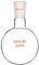 StonyLab Verre Simple cou Fond Rond Flasque RBF, Ballons de Laboratoire Single Neck Round Bottom Flask avec 24/40 Standard Cône Joint Extérieur - 500ml