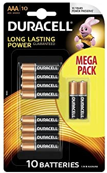 10-Pack Duracell LR03 / AAA / R03 / MN 2400 1.5V Alkaline Batterie - 1x Blister