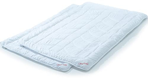 CelinaTex First Class Sommer Leicht Bettdecke 2er Set 135 x 200 cm Steppdecke Ultra leicht Sommerdecke atmungsaktiv