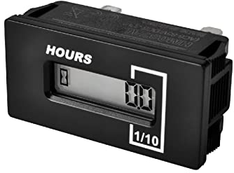 Yooreal AC/DC-Stundenzähler, Wartungsstundenzähler, rücksetzbare Stunden für Generator, Luftkompressor, Solarheizung, Brunnenpumpe, Kesselölbrenner (AC6-85V, DC6-60V)