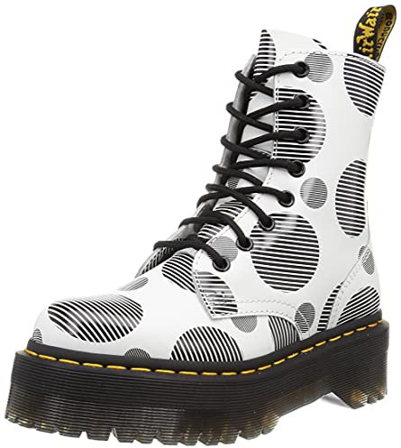 DR MARTENS Stivaletti e stivali Jadon Polka, bianco, 36 EU