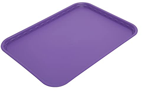 Harfield Flat Serving Tray 41x30cm Purple Polypropylene