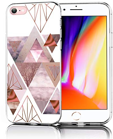 CoolGadget Motiv Hülle für iPhone 7 / iPhone 8 / iPhone SE 2 / iPhone SE 3 - Motiv 13 Designhülle, Anti-Fingerprint, Slim Fit Schutzhülle mit Erhöhtem Kamerarand, Stoßfest, Kratzschutz
