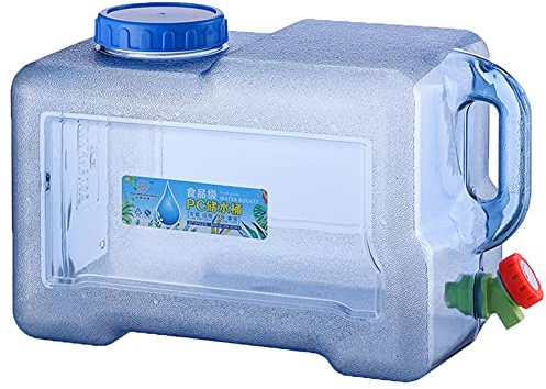 Starnearby Tanica per Acqua con Rubinetto da 5L a 22L, Serbatoio per Acqua Potabile, Contenitore per Acqua da Campeggio, Bidone Acqua con Rubinetto Senza BPA per Attività all'aperto (22 l)