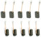 WANGCL 10 Stück Kohlebürsten Motorkohlen Motorwerkzeuge Kompatibel für Bosch Winkelschleifer GWS14-150, 5 X 10 X 17 mm