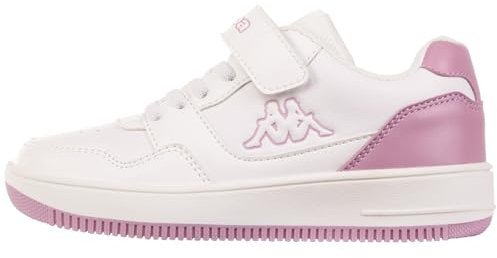 Kappa Codice Stile: Broome Low MF K Unisex Kids, Scarpe da Ginnastica Bambini, Bianco/Lilla, 28 EU